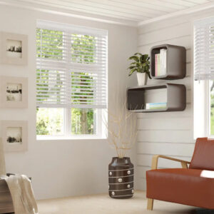 SmartPrivacy Normandy Wood Blinds