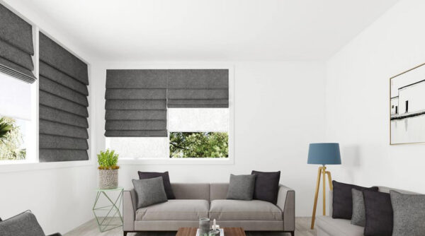Centerpiece Roman Shades